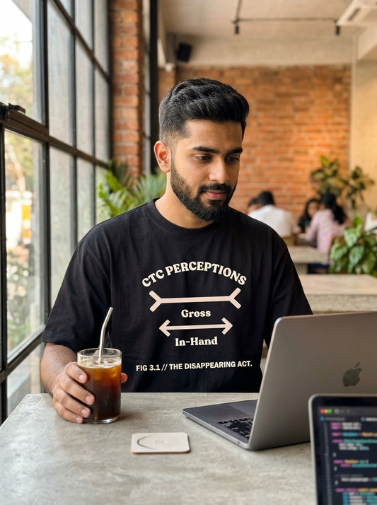 The 'CTC Perceptions' Oversized Tee | Corporate Irony Series