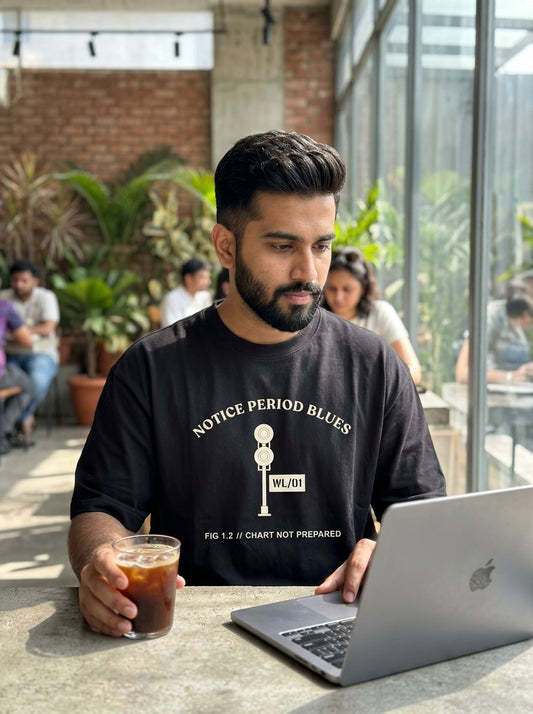 The 'WL/01' Notice Period Tee | Corporate Irony Series