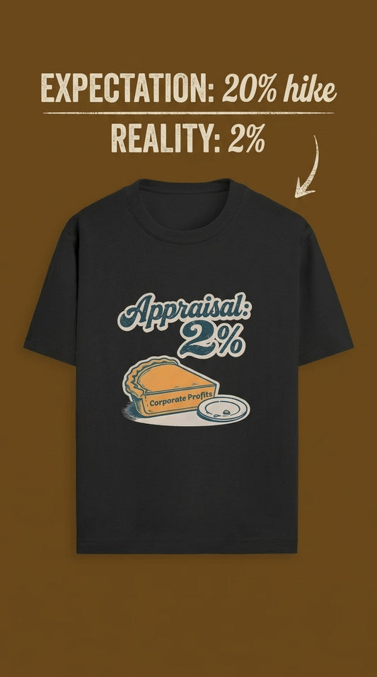 Appraisal 2% T-Shirt – Corporate Life in One Chart Unisex Standard Crew