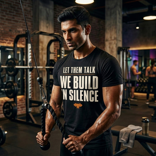 Build In Silence Gym T-Shirt